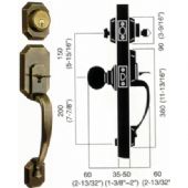 D108 Entrance Handle Lock