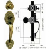 D110 Entrance Handle Lock