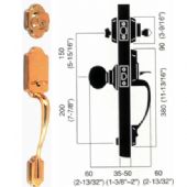 D112 Entrance Handle Lock